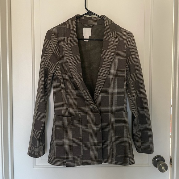 H&M Jackets & Blazers - H&M Plaid Jacket